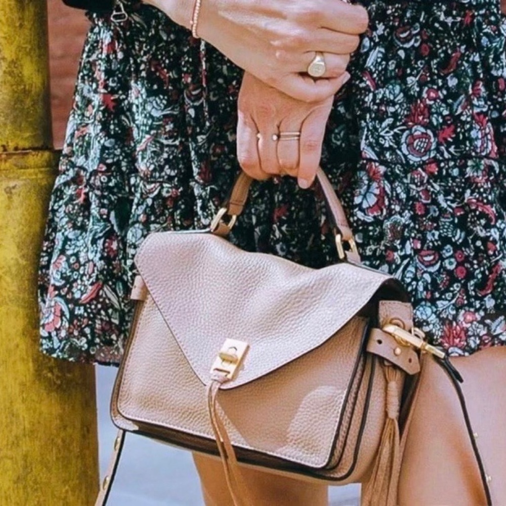 Rebecca Minkoff Darren Small Messenger Bag in Taupe